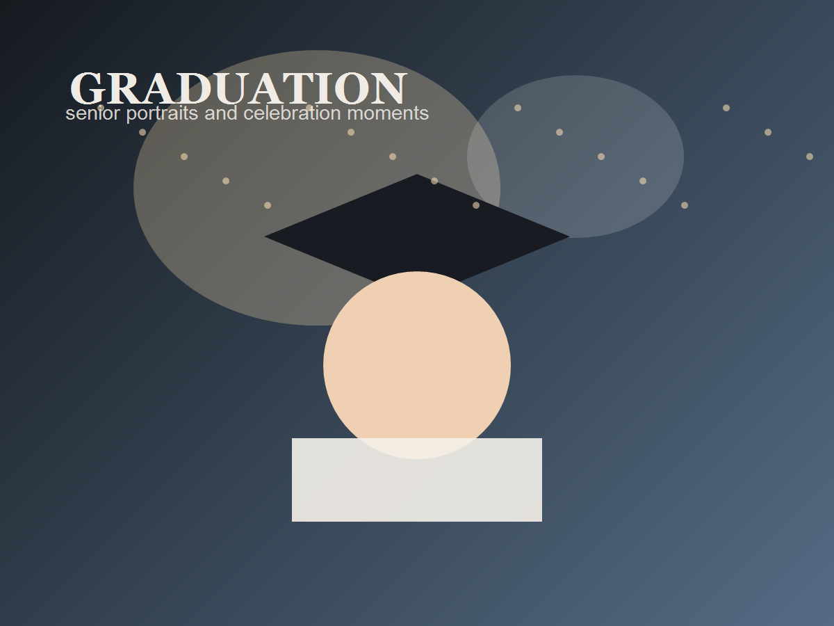 Graduation photography illustration